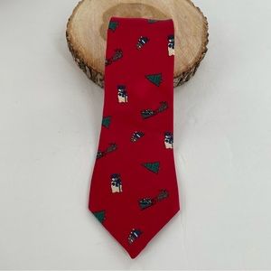 Wembley Silk Christmas Tie